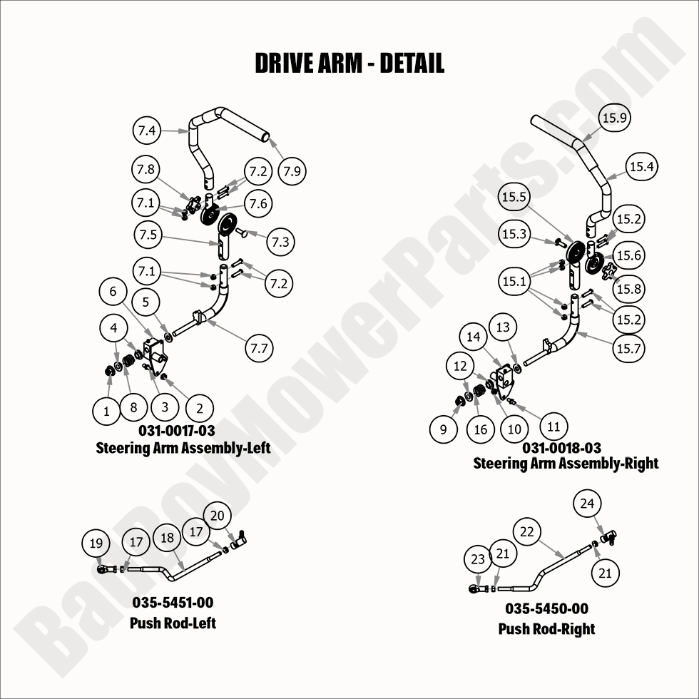2020 Maverick - Drive Arm - Detail